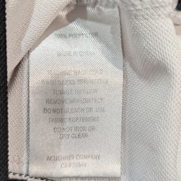 Footjoy Athletic Fit Mens Large L Golf Polo Shirt Black Short Sleeve Performance - Picture 8 of 8